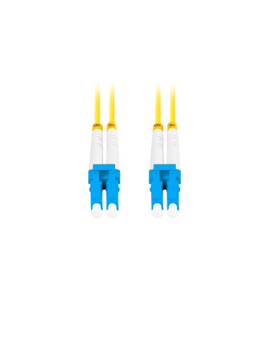 Lanberg FO-LULU-SD11-0020-YE Cable de fibra óptica e InfiniBand 2 m LC Amarillo