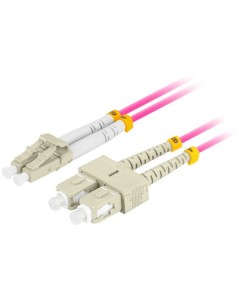 Lanberg FO-LUSU-MD41-0010-VT Cable de fibra óptica e InfiniBand 1 m LC SC LC SC Violeta