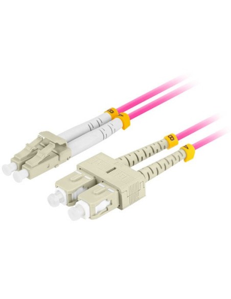 Lanberg FO-LUSU-MD41-0010-VT Cable de fibra óptica e InfiniBand 1 m LC SC LC SC Violeta