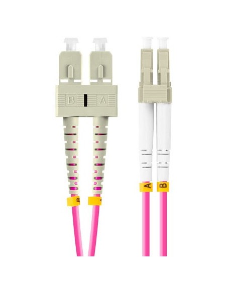 Lanberg FO-LUSU-MD41-0010-VT Cable de fibra óptica e InfiniBand 1 m LC SC LC SC Violeta
