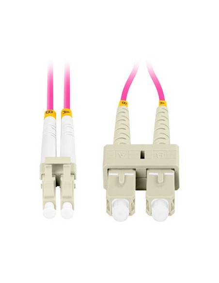 Lanberg FO-LUSU-MD41-0010-VT Cable de fibra óptica e InfiniBand 1 m LC SC LC SC Violeta