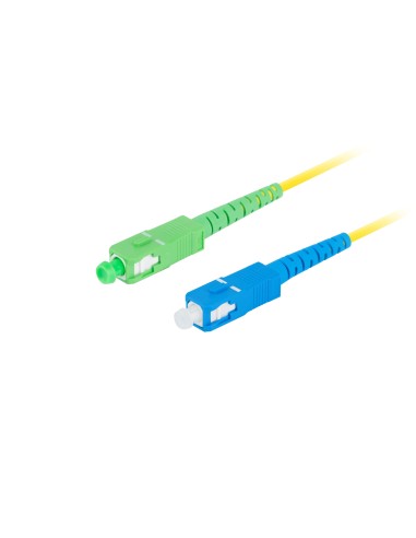 Lanberg FO-SASU-SS21-0030-YE Cable de fibra óptica e InfiniBand 3 m SC Amarillo