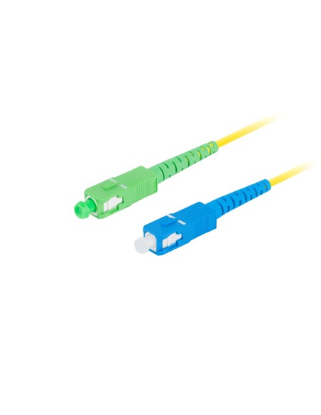 Lanberg FO-SASU-SS21-0030-YE Cable de fibra óptica e InfiniBand 3 m SC Amarillo