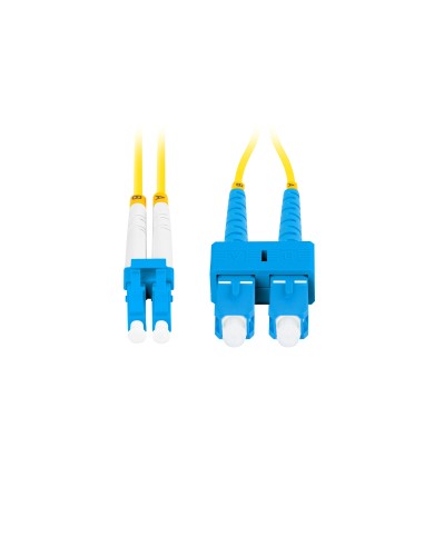 Lanberg FO-SULU-SD11-0020-YE Cable de fibra óptica e InfiniBand 2 m SC LC Amarillo