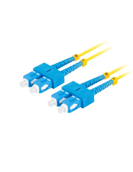 Lanberg FO-SUSU-SD11-0050-YE Cable de fibra óptica e InfiniBand 5 m SC