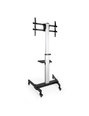 TooQ Hera Soporte de Suelo de Aluminio con Ruedas para Pantalla 37"-86"