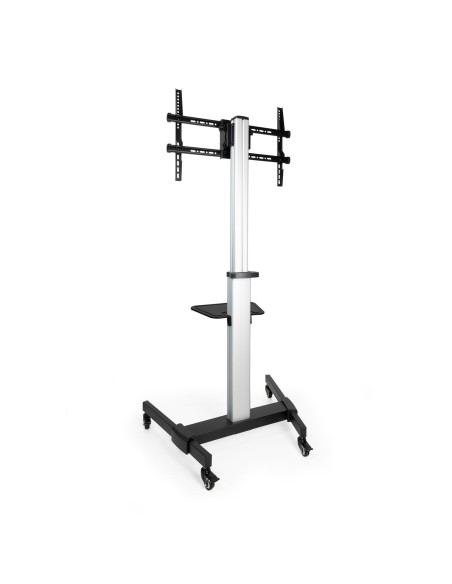 TooQ Hera Soporte de Suelo de Aluminio con Ruedas para Pantalla 37"-86"