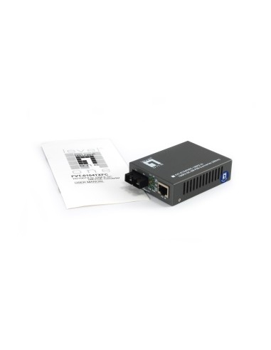 LevelOne Convertidor SC SMF 10 100BASE-TX a 100BASE-FX PoE PD