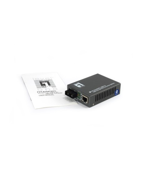 LevelOne Convertidor SC SMF 10 100BASE-TX a 100BASE-FX PoE PD