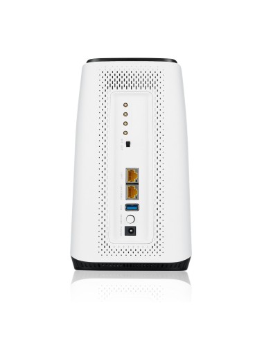 Zyxel FWA510 router inalámbrico Multi-Gigabit Ethernet Tribanda (2,4 GHz 5 GHz 5 GHz) 5G Negro, Blanco