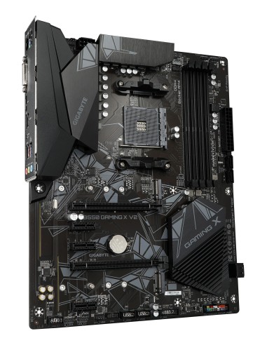 GIGABYTE B550 Gaming X V2 Placa base - Procesadores AMD Ryzen 5000, VRM de 10+3 fases, hasta 4733 MHz DDR4, 1xPCIe 4.0 + 1xPCIe