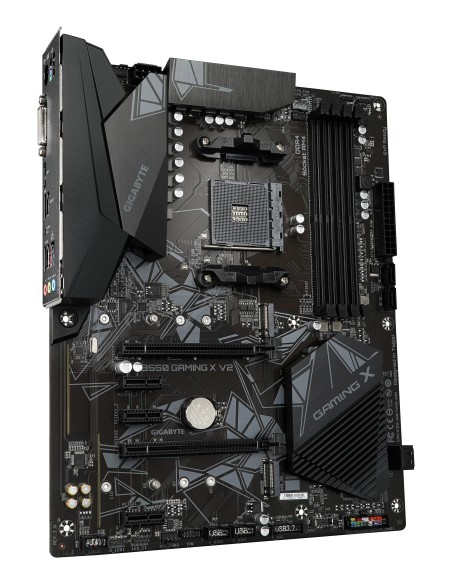 GIGABYTE B550 Gaming X V2 Placa base - Procesadores AMD Ryzen 5000, VRM de 10+3 fases, hasta 4733 MHz DDR4, 1xPCIe 4.0 + 1xPCIe