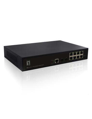 LevelOne GEL-1061 switch Gestionado L2 Gigabit Ethernet (10 100 1000) Negro