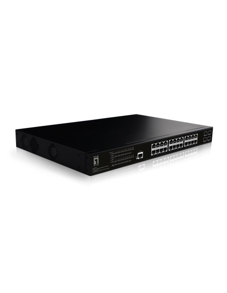 LevelOne GEP-2861 switch Gestionado L2 Gigabit Ethernet (10 100 1000) Energía sobre Ethernet (PoE) 1U Negro