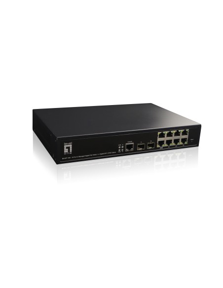 LevelOne GEP-1061 switch Gestionado L2 Gigabit Ethernet (10 100 1000) Energía sobre Ethernet (PoE) Negro