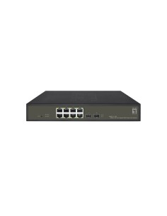 LevelOne GES-2110P switch Gestionado L2 Gigabit Ethernet (10 100 1000) Energía sobre Ethernet (PoE) Negro