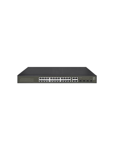 LevelOne GES-2128P switch Gestionado L2 Gigabit Ethernet (10 100 1000) Energía sobre Ethernet (PoE) Negro