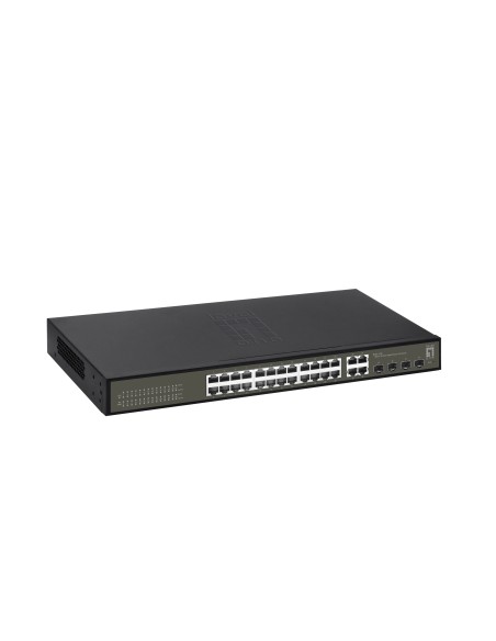 LevelOne GES-2128 switch Gestionado L2 Gigabit Ethernet (10 100 1000) Negro
