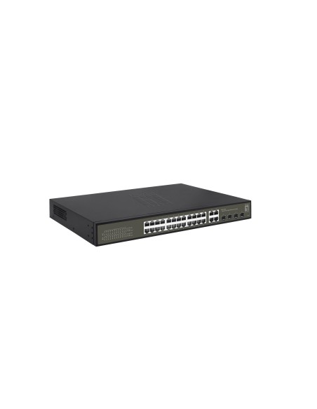 LevelOne GES-2128P switch Gestionado L2 Gigabit Ethernet (10 100 1000) Energía sobre Ethernet (PoE) Negro