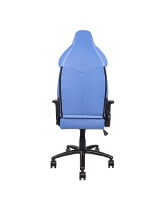 Thermaltake GGC-VCO-LWLWDS-01 silla para videojuegos Butaca para jugar Asiento acolchado Azul, Blanco 2