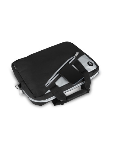 NGS Monray Ginger 35,6 cm (14") Maletín Negro, Gris