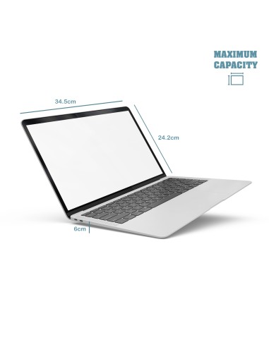 NGS Monray Ginger 35,6 cm (14") Maletín Negro, Gris