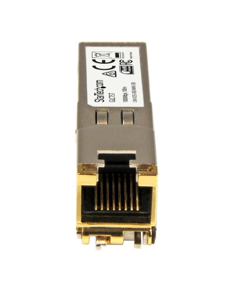 StarTech.com Módulo Transceptor SFP Compatible con Cisco GLC-T - 1000BASE-T - SFP a RJ45 Cat6   Cat5e - SFP Ethernet Gigabit de