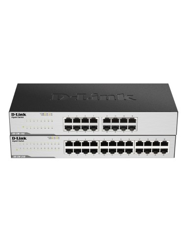 D-Link GO-SW-24G No administrado L2 Gigabit Ethernet (10 100 1000) 1U Negro