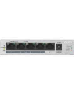Zyxel GS1005HP No administrado Gigabit Ethernet (10 100 1000) Energía sobre Ethernet (PoE) Plata 2
