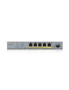 Zyxel GS1350-6HP-EU0101F switch Gestionado L2 Gigabit Ethernet (10 100 1000) Energía sobre Ethernet (PoE) Gris 2