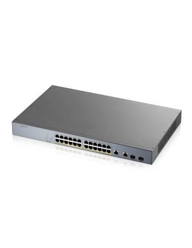 Zyxel GS1350-26HP-EU0101F switch Gestionado L2 Gigabit Ethernet (10 100 1000) Energía sobre Ethernet (PoE) Gris
