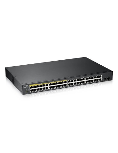 Zyxel GS1900-48HPv2 Gestionado L2 Gigabit Ethernet (10 100 1000) Energía sobre Ethernet (PoE) Negro
