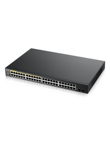 Zyxel GS1900-48HPv2 Gestionado L2 Gigabit Ethernet (10 100 1000) Energía sobre Ethernet (PoE) Negro