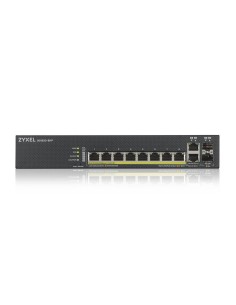 Zyxel GS1920-8HPV2 Gestionado Gigabit Ethernet (10 100 1000) Energía sobre Ethernet (PoE) Negro 2