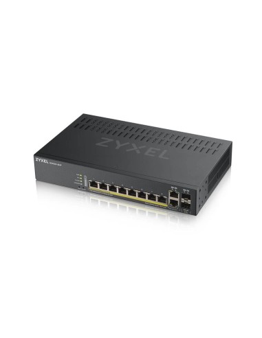 Zyxel GS1920-8HPV2 Gestionado Gigabit Ethernet (10 100 1000) Energía sobre Ethernet (PoE) Negro