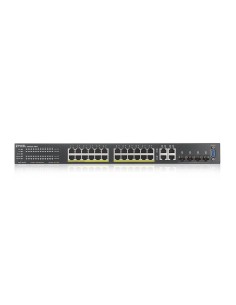Zyxel GS2220-28HP-EU0101F switch Gestionado L2 Gigabit Ethernet (10 100 1000) Energía sobre Ethernet (PoE) Negro 2
