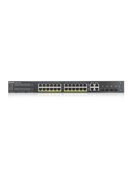 Zyxel GS2220-28HP-EU0101F switch Gestionado L2 Gigabit Ethernet (10 100 1000) Energía sobre Ethernet (PoE) Negro