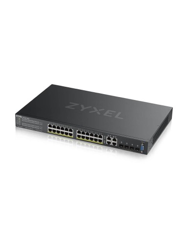 Zyxel GS2220-28HP-EU0101F switch Gestionado L2 Gigabit Ethernet (10 100 1000) Energía sobre Ethernet (PoE) Negro