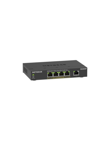 NETGEAR GS305Pv3 No administrado Gigabit Ethernet (10 100 1000) Energía sobre Ethernet (PoE) Negro