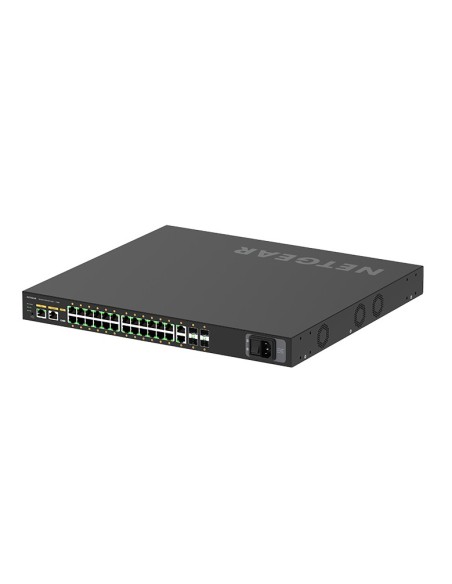 NETGEAR M4250-26G4XF-PoE+ Gestionado L2 L3 Gigabit Ethernet (10 100 1000) Energía sobre Ethernet (PoE) 1U Negro
