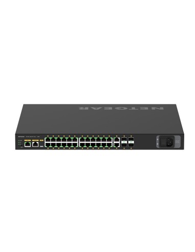 NETGEAR M4250-26G4XF-PoE+ Gestionado L2 L3 Gigabit Ethernet (10 100 1000) Energía sobre Ethernet (PoE) 1U Negro