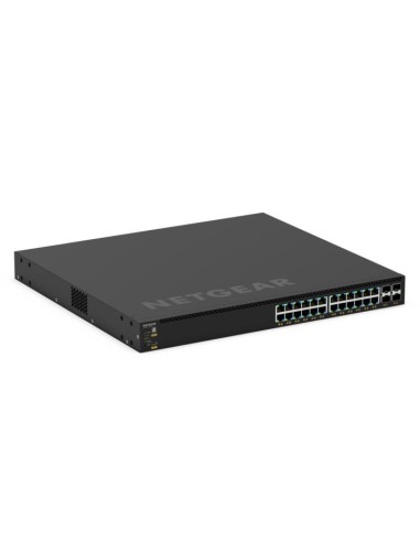 NETGEAR GSM4328-100AJS Gestionado L3 Gigabit Ethernet (10 100 1000) Energía sobre Ethernet (PoE) 1U Negro