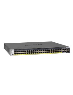 NETGEAR M4300-52G-PoE+ 1000W PSU Gestionado L2 L3 L4 Gigabit Ethernet (10 100 1000) Energía sobre Ethernet (PoE) 1U Negro 2