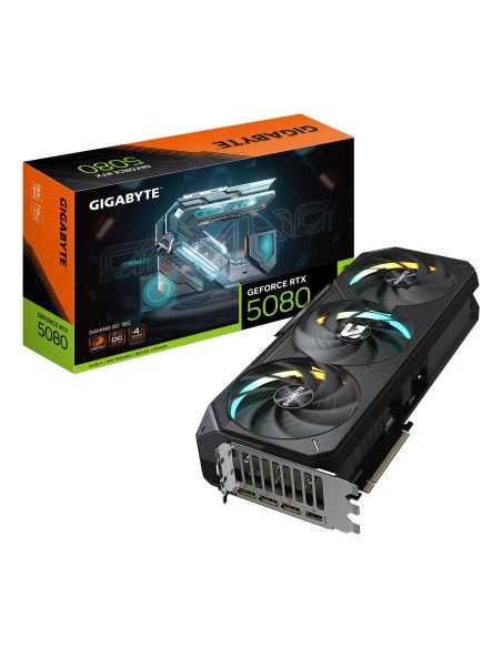 GIGABYTE GeForce RTX 5080 GAMING OC 16G Tarjeta Gráfica - 16GB GDDR7, 256 bits, PCI-E 5.0, 2730MHz Core Clock, 3 x DisplayPort,