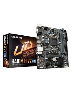 GIGABYTE H410M H V2 Placa base - Compatible con procesadores Intel Core 10th CPUs, up to 2933MHz DDR4, 1xPCIe 3.0 M.2, GbE LAN, 2