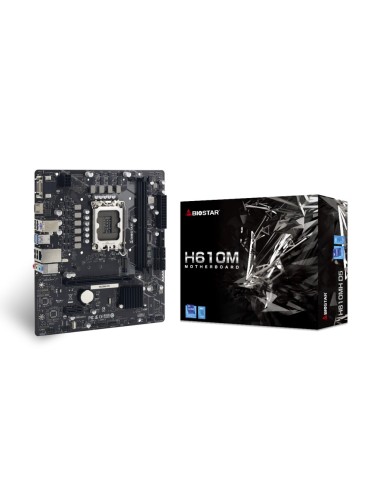 Biostar H610MH D5 placa base Intel H610 LGA 1700 micro ATX