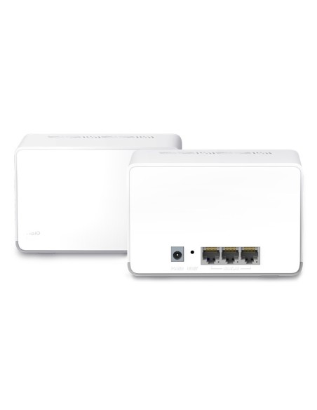 Mercusys HALO H70X (2-PACK) Doble banda (2,4 GHz   5 GHz) Wi-Fi 6 (802.11ax) Blanco 3 Interno