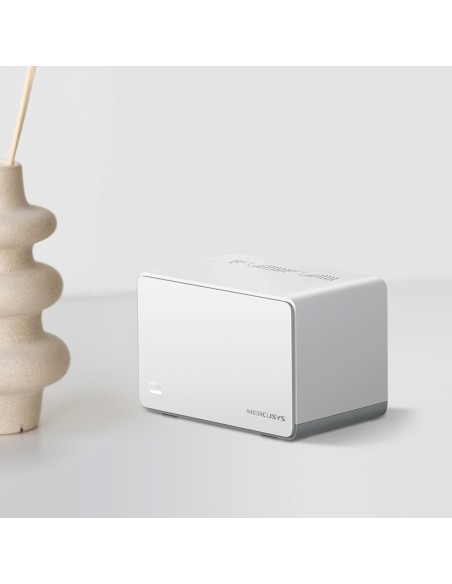 Mercusys HALO H70X (2-PACK) Doble banda (2,4 GHz   5 GHz) Wi-Fi 6 (802.11ax) Blanco 3 Interno
