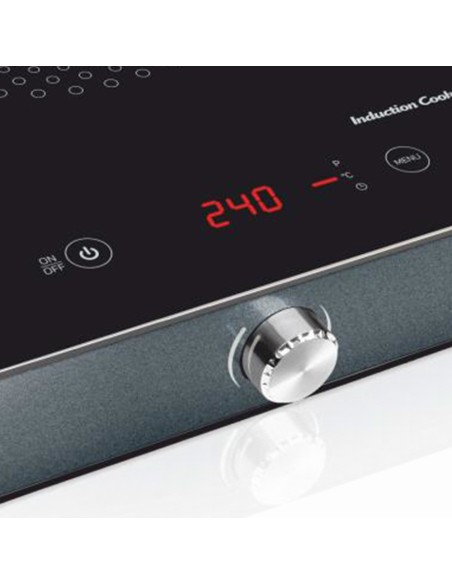 Haeger HP-IND.002A hobs Negro, Gris Encimera Con placa de inducción 1 zona(s)