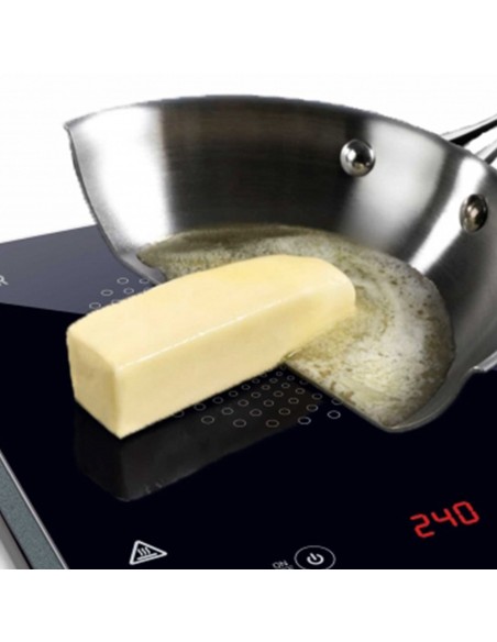 Haeger HP-IND.002A hobs Negro, Gris Encimera Con placa de inducción 1 zona(s)